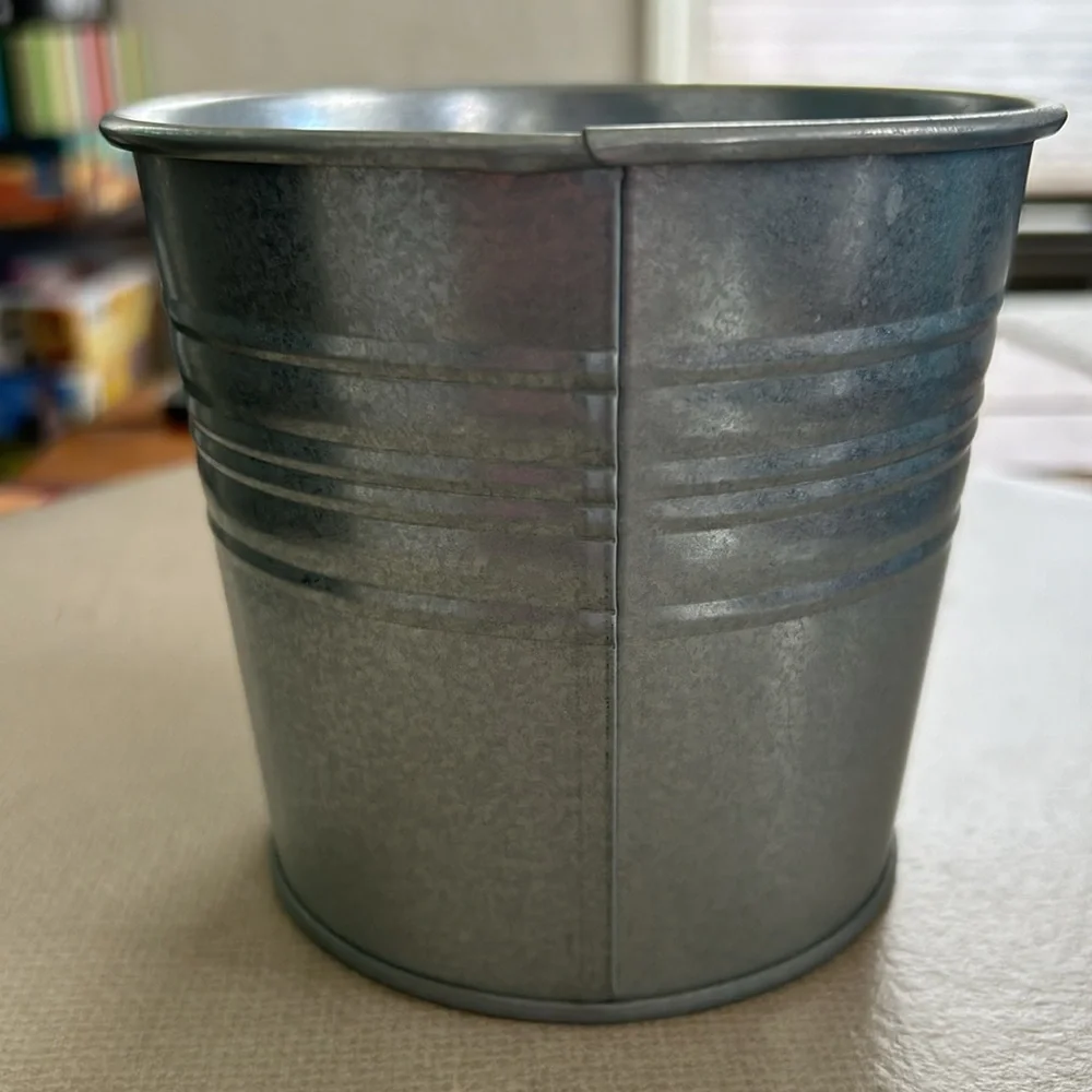 IKEA Galvanized SOCKER Plant 🪴 Pot